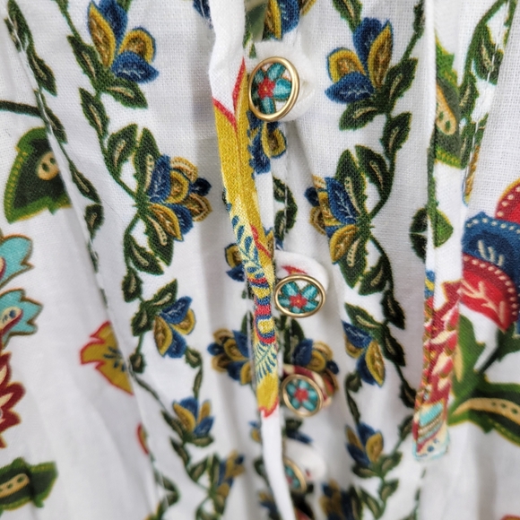 FARM Rio Botanicals Off-White Romper Size Small - Picture 7 of 10